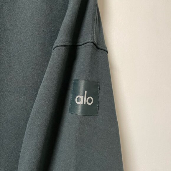 NWT ALO Dark Green/Teal Hoodie - Picture 2 of 6